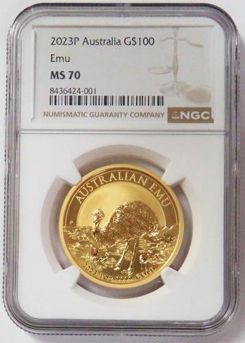 2023 oro australia 100 emu - p, $100