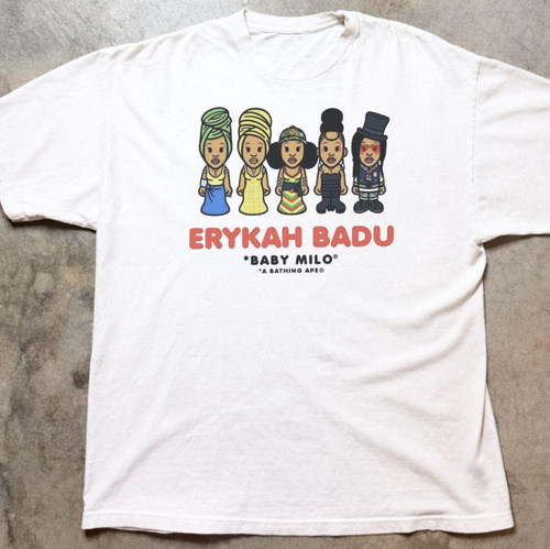 Shirt erykah badu caricature - erykah,