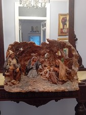 Statuine Scultura Presepe Terracotta Fatto A Mano Unico Caltagirone  1991 Natale