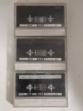 Lotto 3x FUJI FR-II 46 60 90 1985 CROMO TIPO II 2  musicassette vergini cassette
