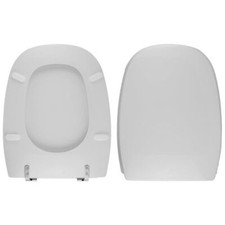 Sedile Copriwater per serie SQUARE Pozzi Ginori in Poliestere colato Polisedil