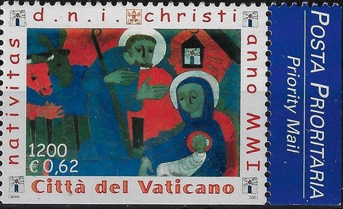 2001 vaticano natale coppia - natale,