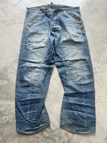 Etichetta jeans intrecciata
