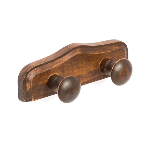Appendiabiti doppio legno arte - doppio,