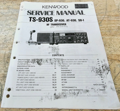 Kenwood 930s at - kenwood, ts-930s