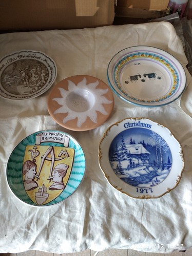 Cinque piatti collezione - piatti, da