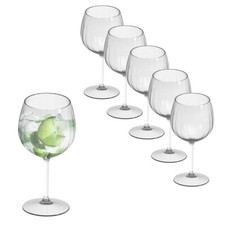 6 Calici Bicchieri Gin Tonic