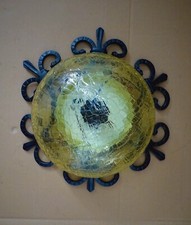 ? LAMPADA DA PARETE / SOFFITTO IN FERRO BATTUTO EPOCA 1950-60-M1255-