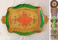 VASSOIO IN LEGNO LACCATO E