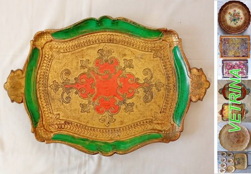 Vassoio legno laccato e - in,