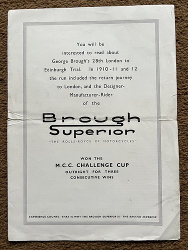Brough superior ss100 motor - brough,