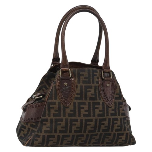 Fendi zucca canvas hand - canvas,