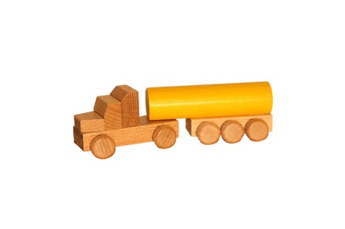Gioco legno camion cisterna - gioco,