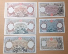 Capranesi Repubblica 6 Banconote RIPRODUZIONI Su Carta Da 120gr.