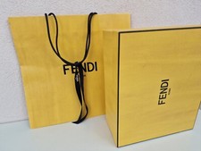 ? Fendi Empty Box 35x28x14 with Original Paperbag -yellow, Very Good Condition