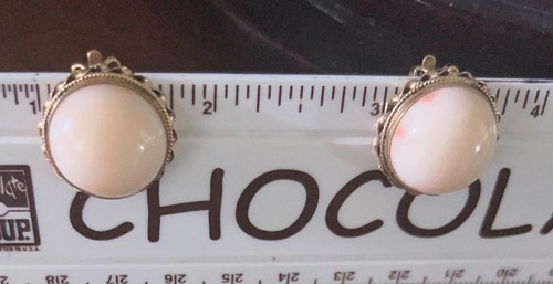 Orecchini cabochon oro - cabochon, in