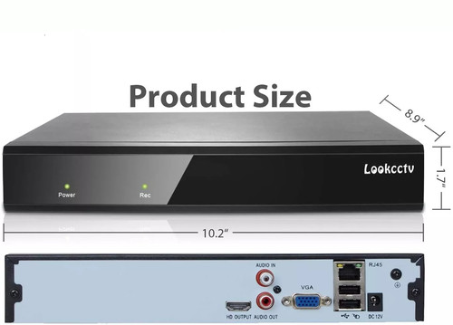 Nvr canali onvif - 4k,