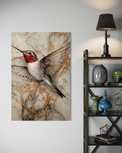 Quadro tela colibrì - quadro, su