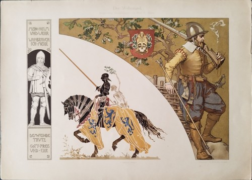 Antica stampa colori 1900 - colori,