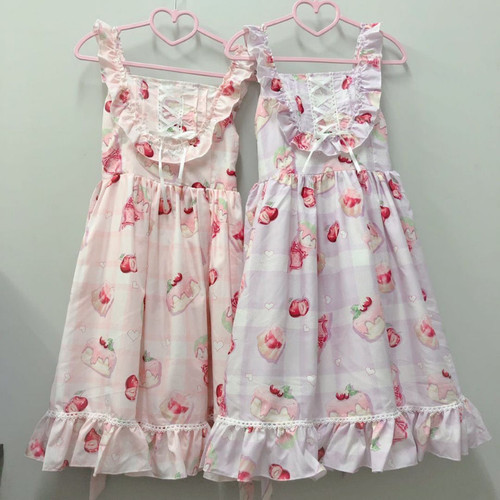 Ragazza lolita cinturino abito - ragazza,