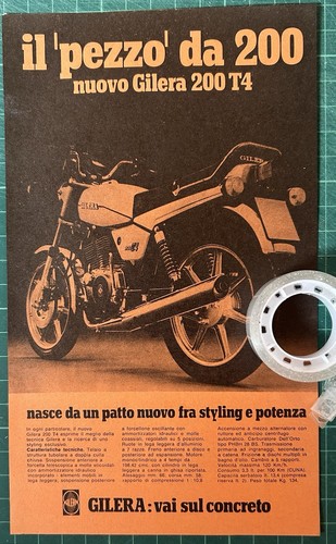 Rara pubblicità moto - rara,