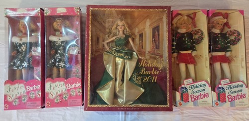 Lotto barbie natalizie - lotto,