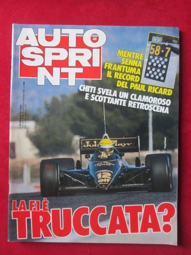 Autosprint 1985 senna - senna, paul
