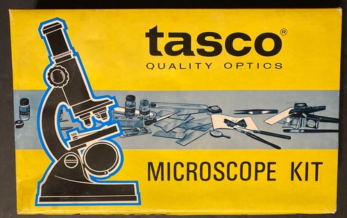 Kit microscopio tasco vintage - microscopio,