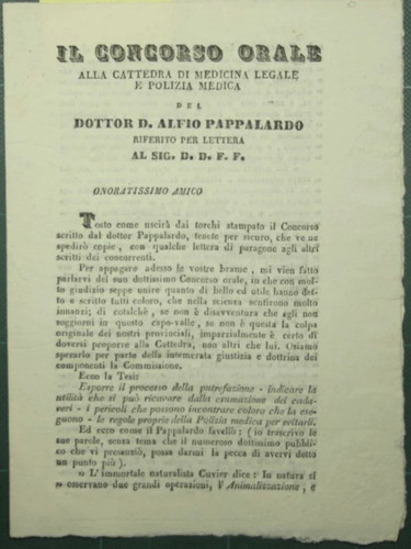 Concorso orale alla - il,