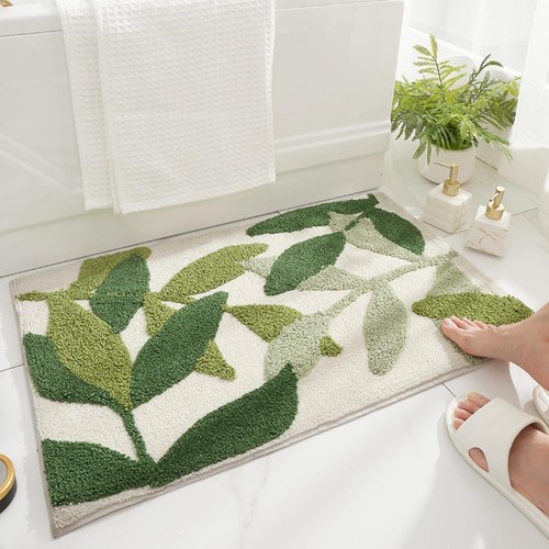 Tappeto bagno foglia - bagno,