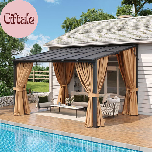 X12 lean gazebo with - 10'x12',