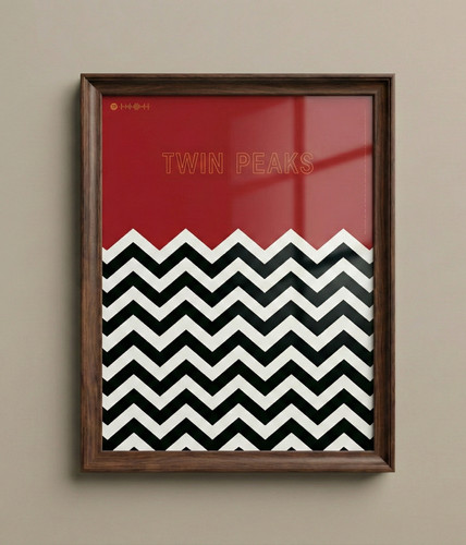 Twin peaks poster 30x40 - peaks,