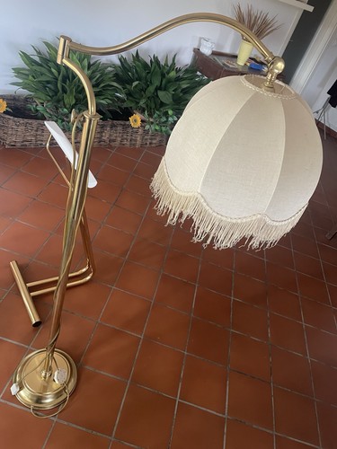 Lampada terra ottone - da, in
