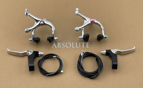Set leva freno - freno, argento