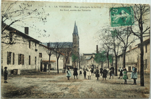 Verrerie cartolina rue - verrerie,