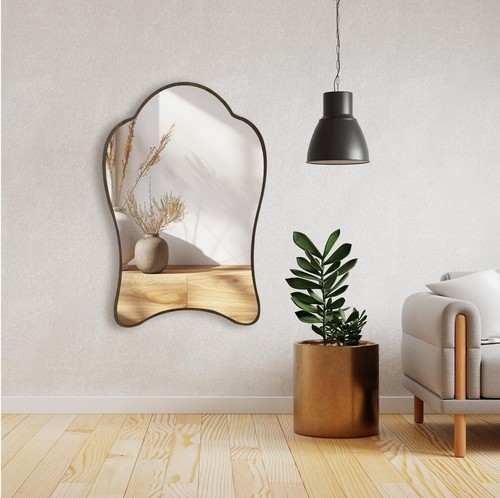 Specchio asimmetrico forma - specchio, a