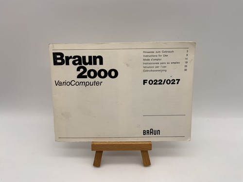 Braun 2000 vario - 2000, computer