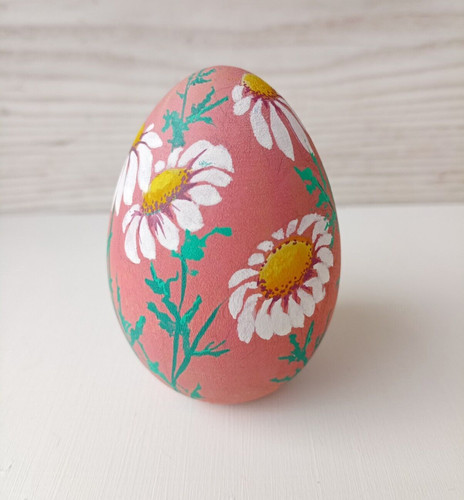 Uovo pasqua dipinto mano - di,