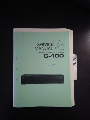 100 luxman manuale di - manuale,