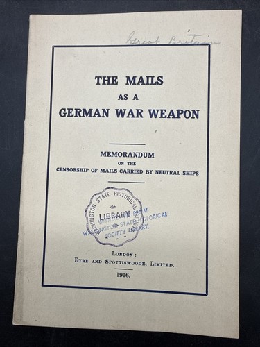 Wwi mails german war weapon - wwi,