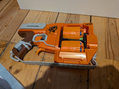 Pistola nerf flipfury zombie - nerf,