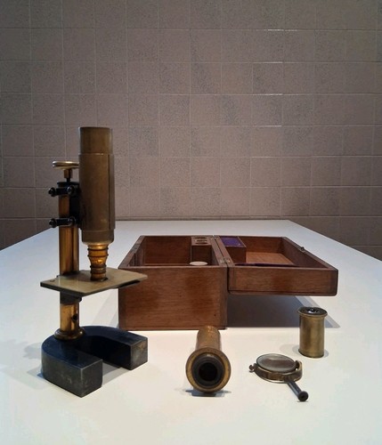 Microscopio colonna vintage - colonna,
