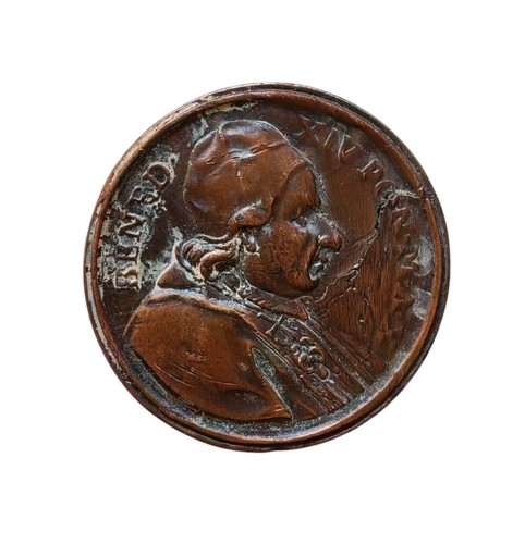 Medaglia papa benedetto - medaglia,
