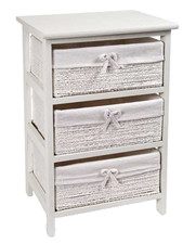 Cassettiera cassetti vimini - cassettiera, 3