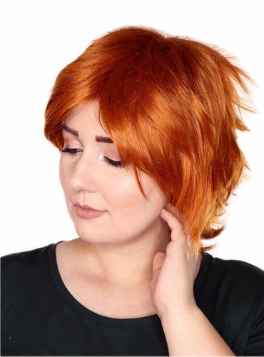 Parrucca corta arancione - , rame