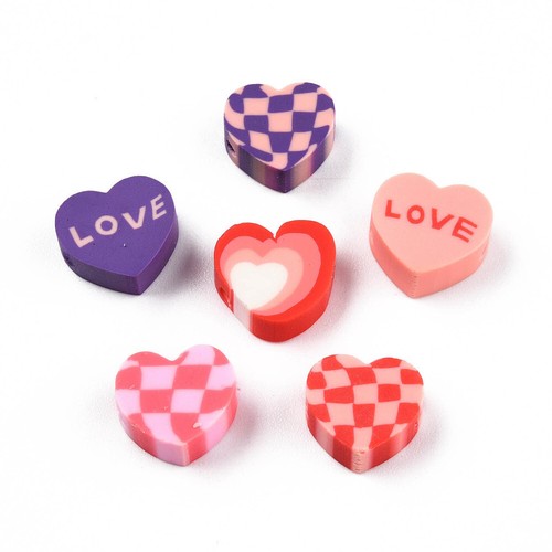1000x perline cuore modello