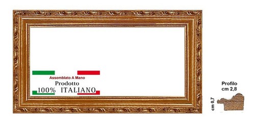 Cornice legno oro per - in, in