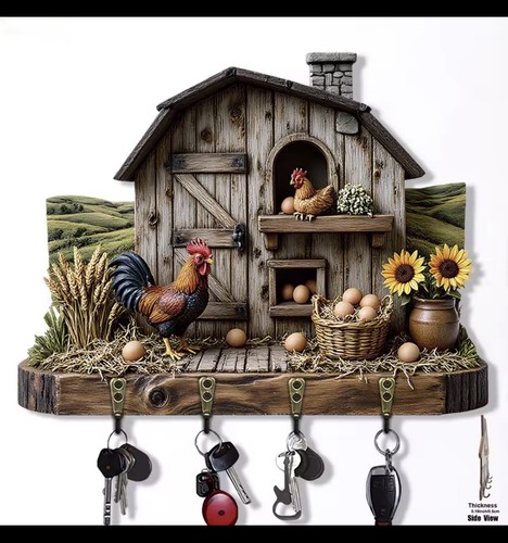 Portachiavi forma gallo - a,