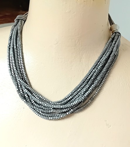 Collana multifilo perle