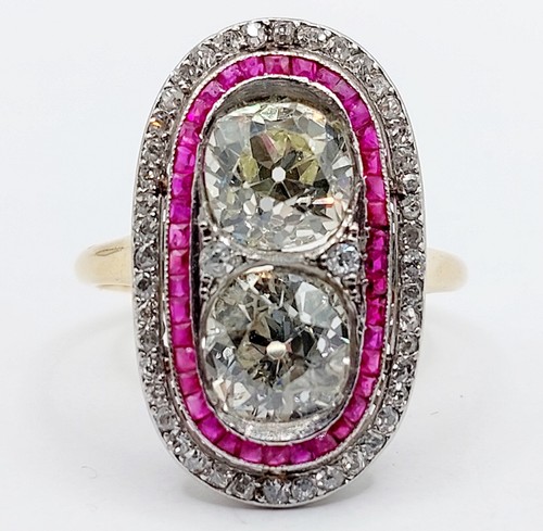 Anello marchesa art deco - , oro